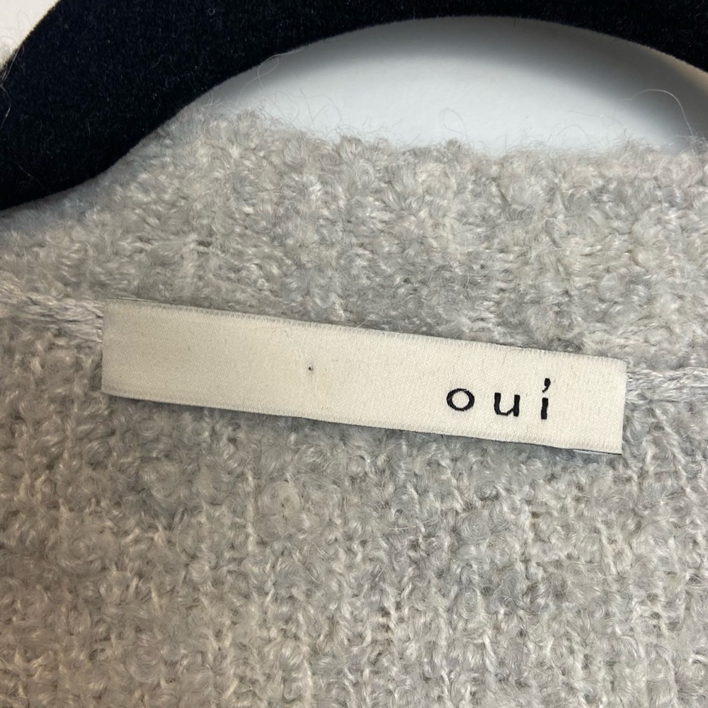 124. OUI faux pearl mohair open cardigan - Picture 6 of 7